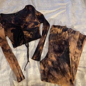 SHEIN 2 piece tie dye set